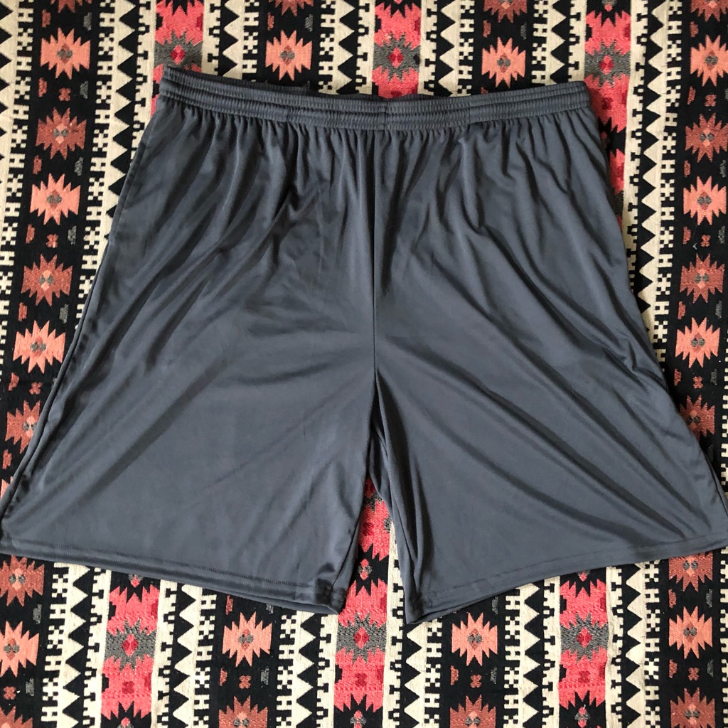 SportTek Gray Mens Athletic Shorts